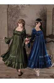 With Puji Candlelight Banquet High Waist OP(Pre-Made/2 Colours/Full Payment Without Shipping)